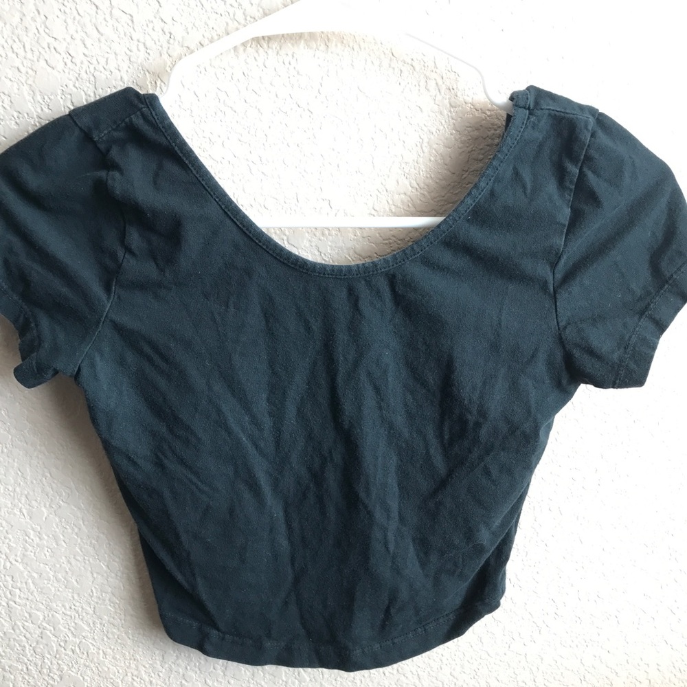 Brandy Melville Black Crop Top